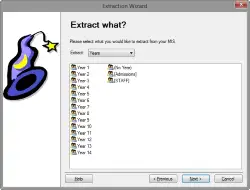 Extraction Wizard