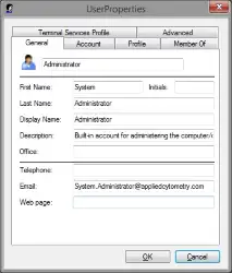 User Properties